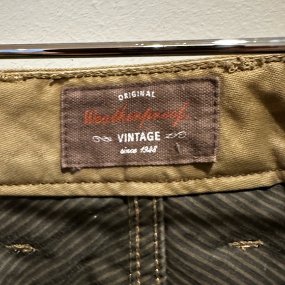 Weatherproof Tan 5 Pocket pants. Canvas material  Size 34x30. Seldom Worn - Picture 2 of 5